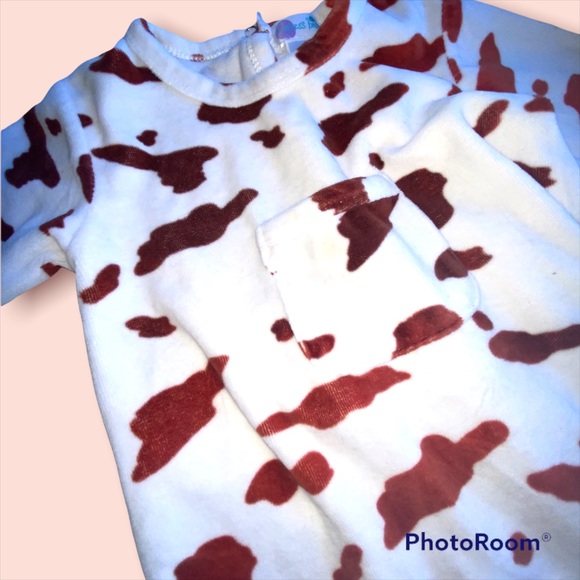 Empress baby cow one piece costume with tail 9-12m - Picture 3 of 4